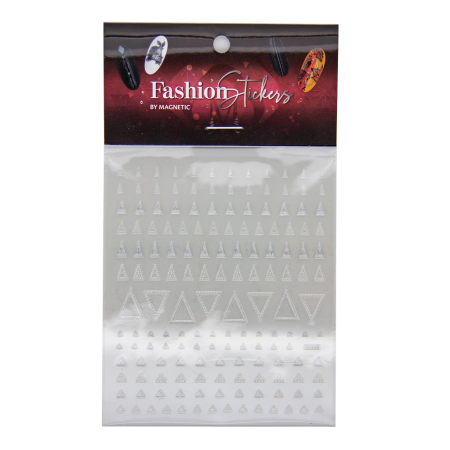 Fashion Sticker Triangle Silver